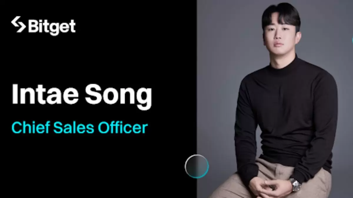 Bitget Names Intae Song as Chief Sales Officer to Fuel Growth and Expansion